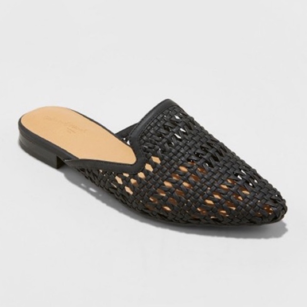 Universal Thread Whisper Woven Slip On Mules